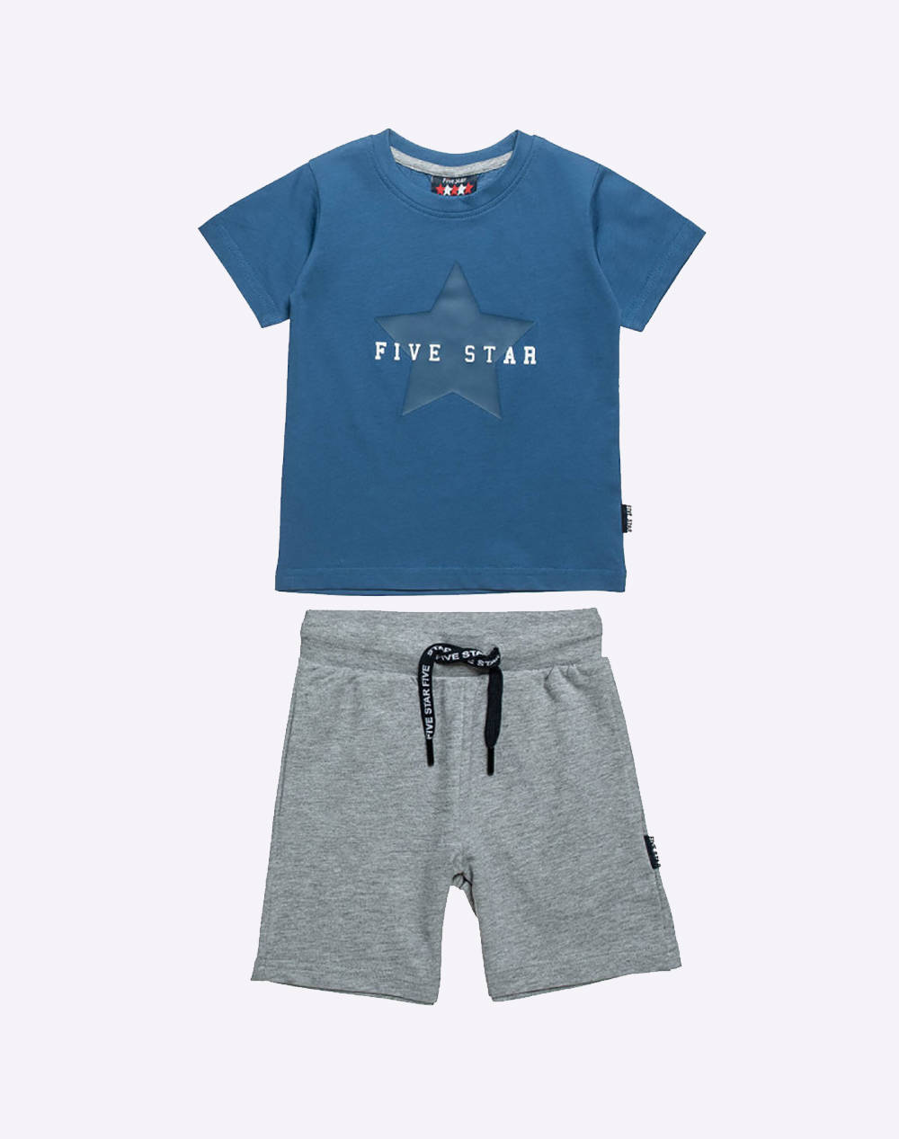 Alouette Five Star Set Kids Boy Sportswear Sets Rafblue Cotton 00270728 0028 Male Sets Blue