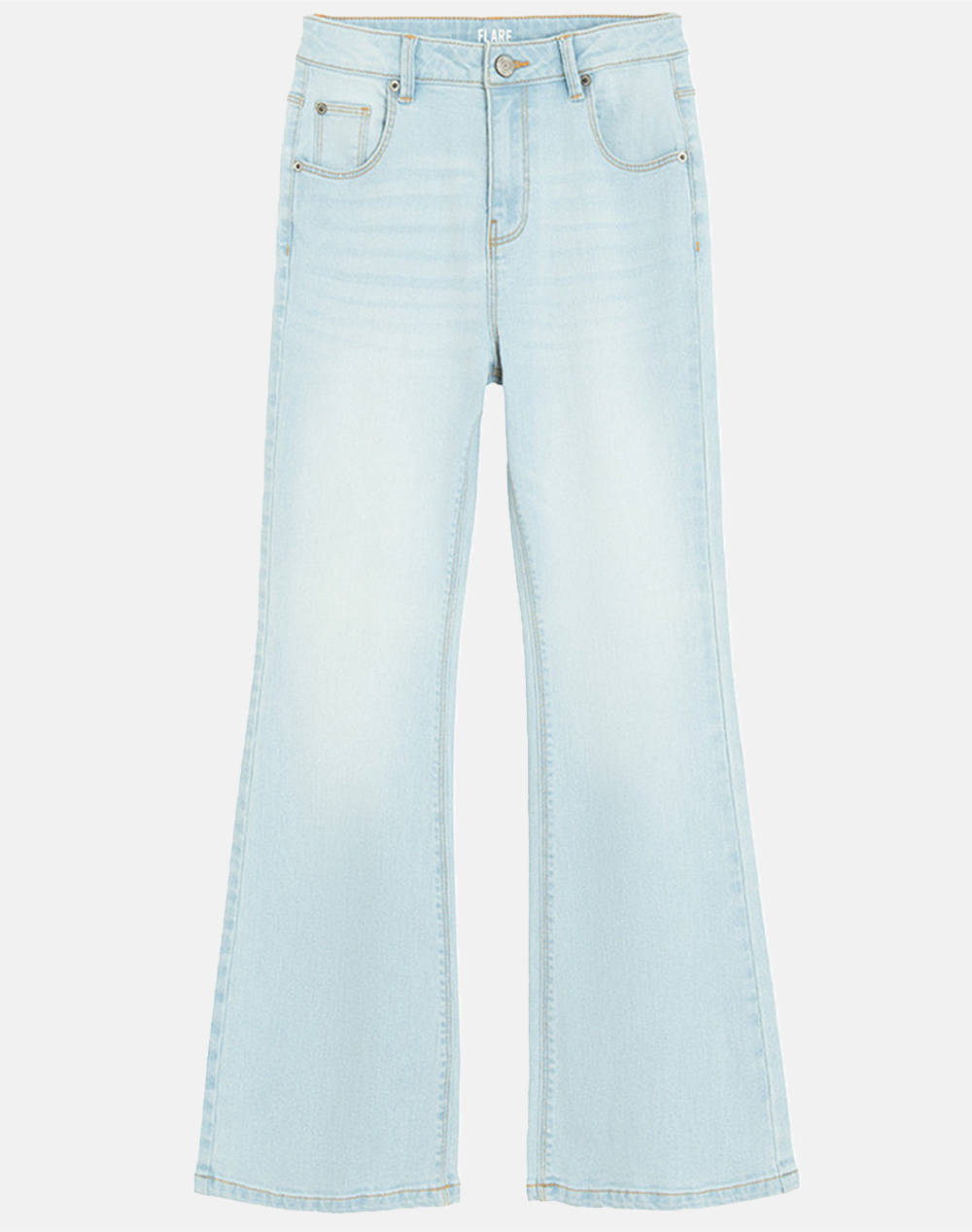 Cool Club Pants Girl (9 14) Kids Girl Clothes Trousers Denimblue Cotton,Elastic,Synthetic Cjg3021290 Blue Female Trousers Blue