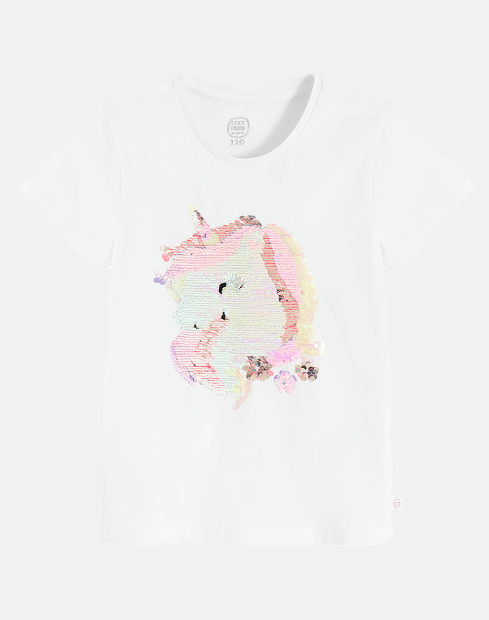 Cool Club Short Sleeve Shirt Girl (2 8) Kids Girl Clothes Shirts White Cotton Ccg3010227 White Female Shirts