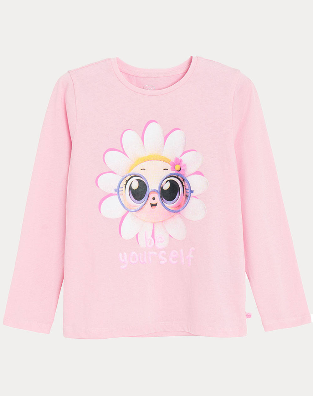Cool Club Long Sleeve Shirt Girl (2 8) Kids Girl Clothes Shirts Pink Cotton Ccg3010168 Pink Female Shirts