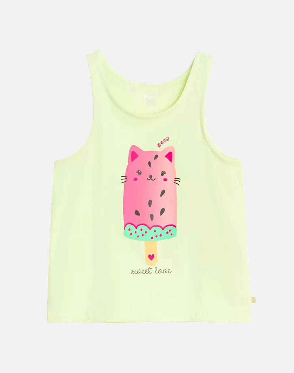 Cool Club T Shirt Ns Girl (2 8) Kids Girl Clothes Shirts Yellow Cotton Ccg3011825 Yellow Female Shirts