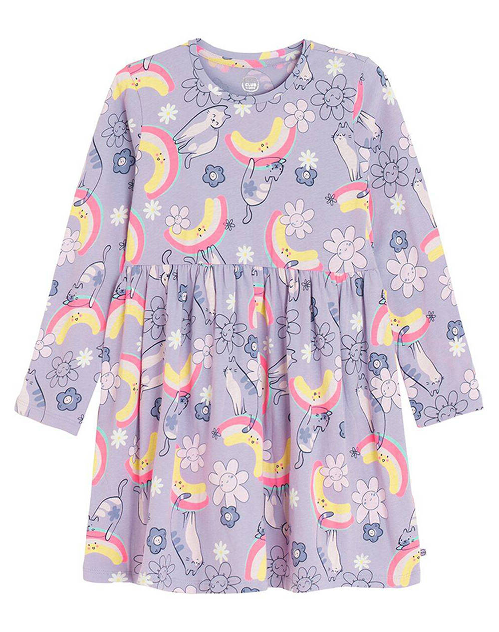 Cool Club Dresses Casual Girl (2 8) Kids Girl Clothes Dresses Violet Cotton Ccg3010447 Violet Female Dresses