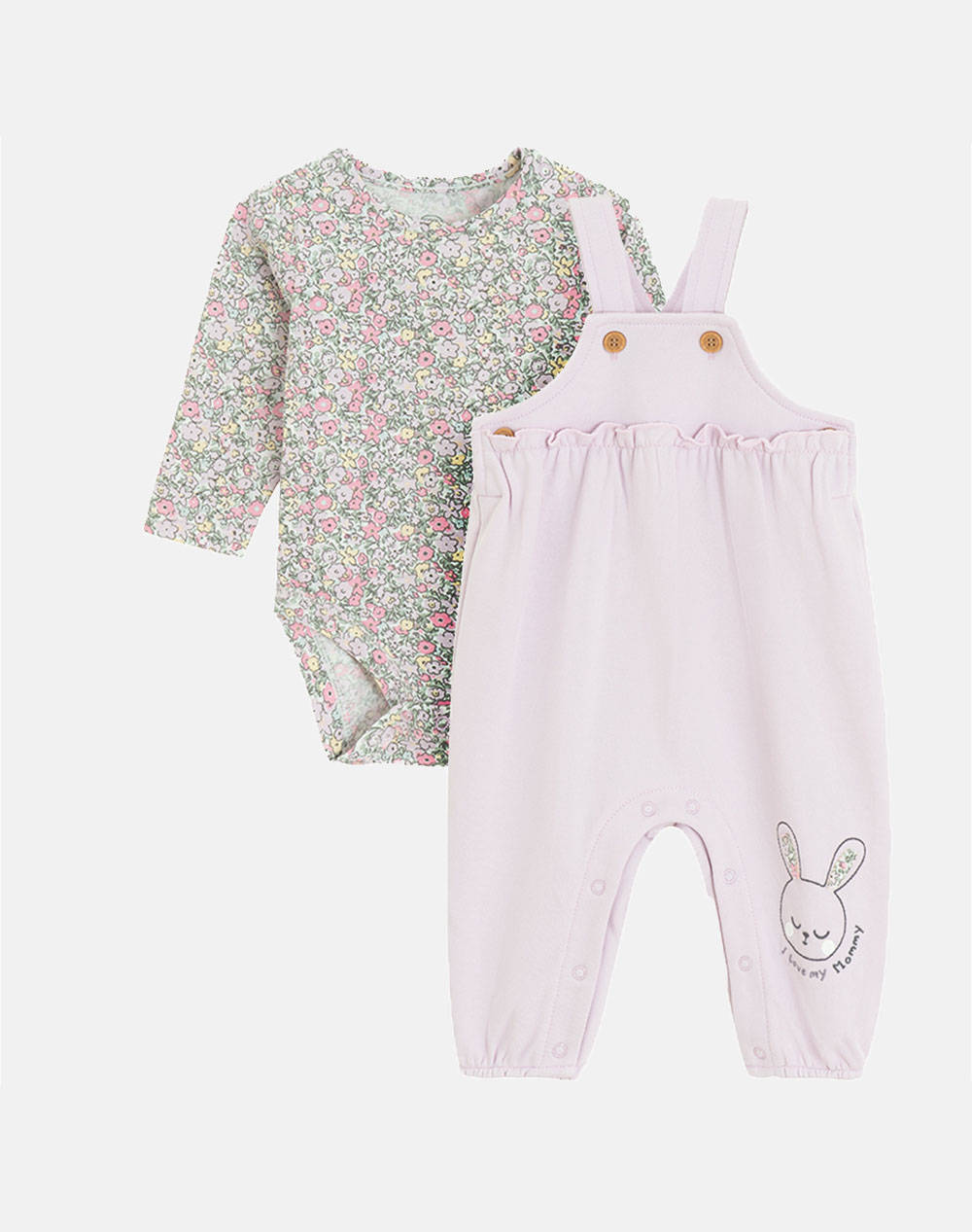 Cool Club Clothing Set 2 Pcs Girl Kids Girl Clothes Bodysuits Multi Cotton Ccg3000810 00 Violet Female Bodysuits
