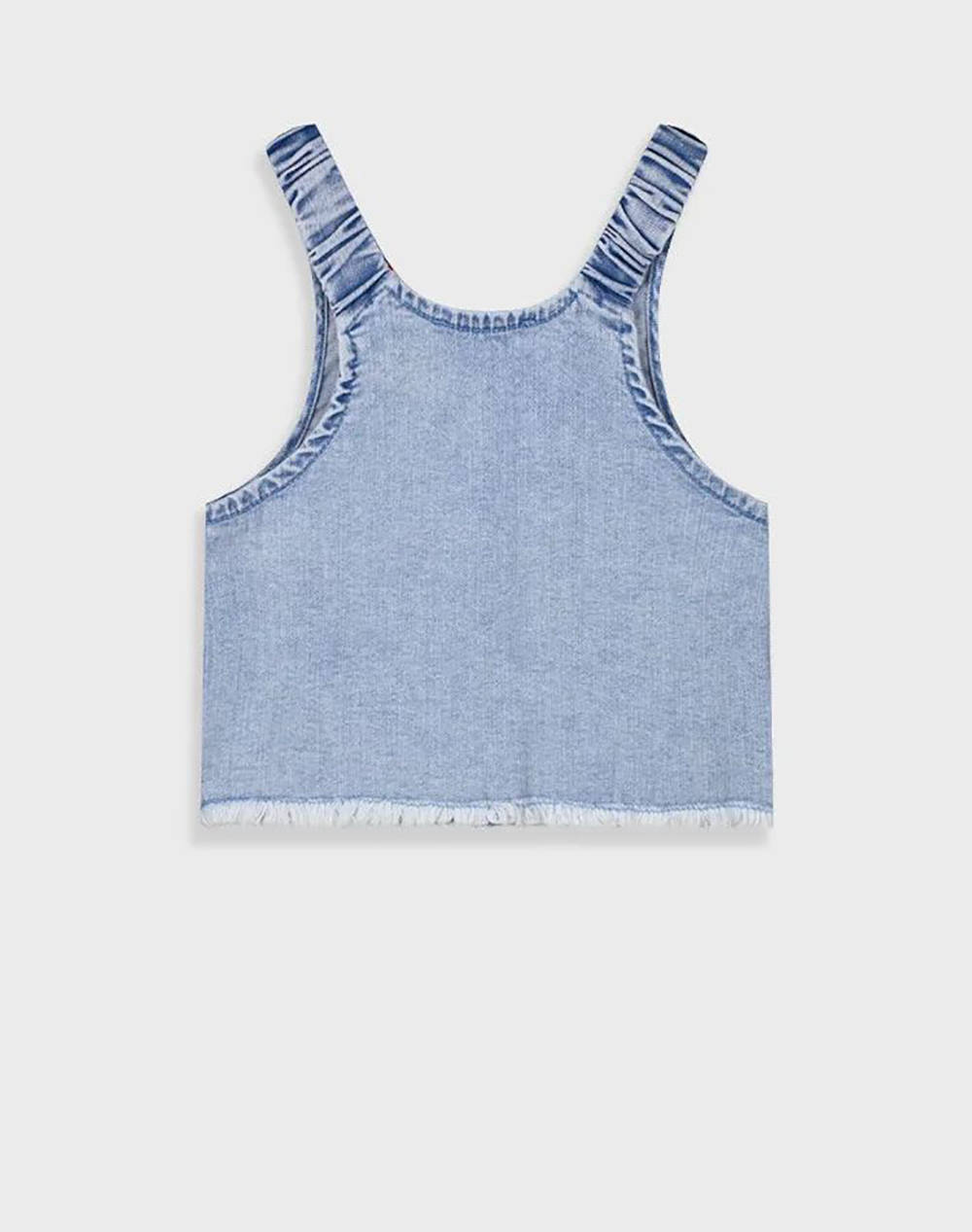 Energiers Top Kids Girl Clothes Shirts Denimlightblue Cotton,Elastic 16 225211 4 9 Female Shirts Blue