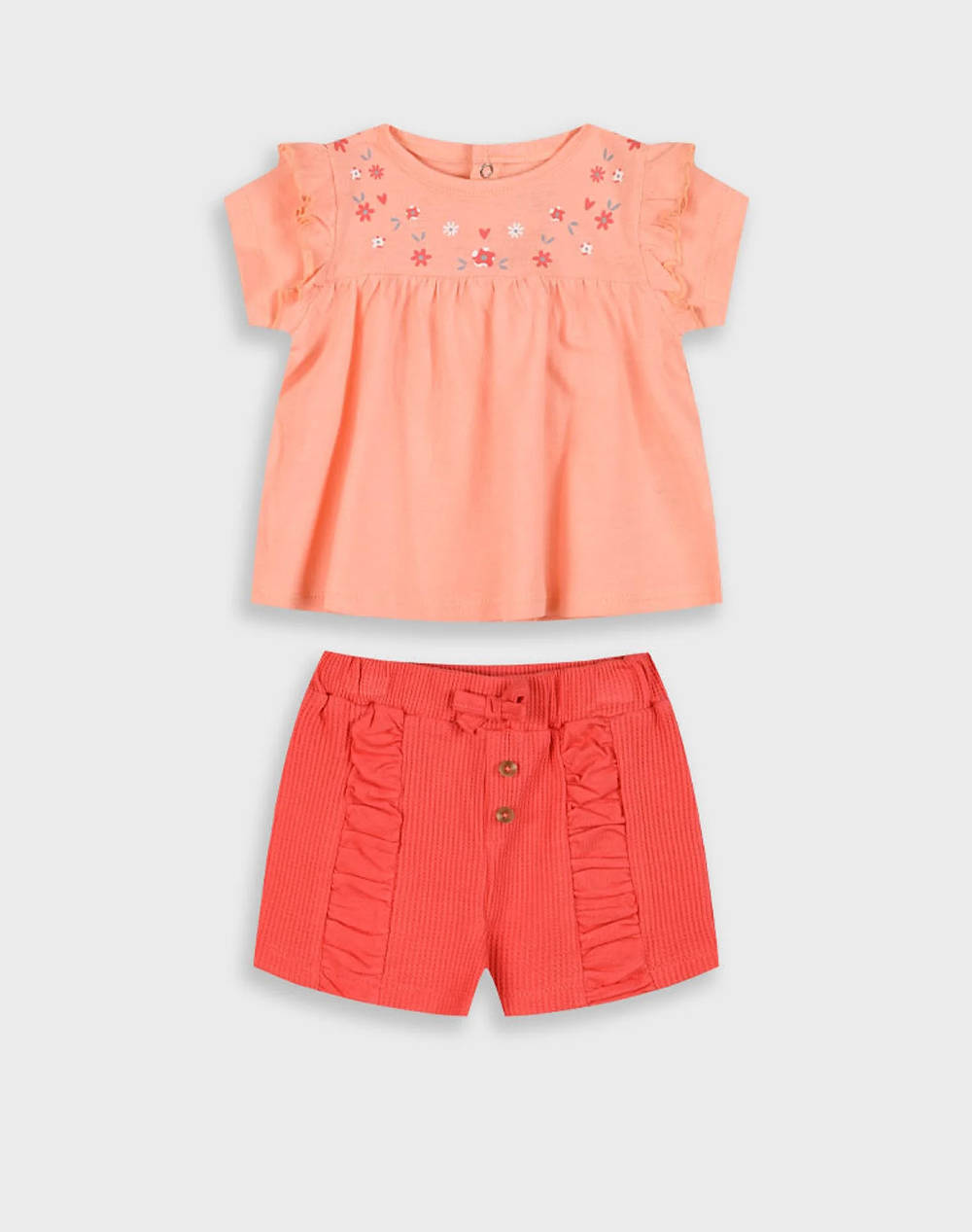 Energiers Baby Girl Set Kids Girl Clothes Sets Coral Cotton 14 225410 0 045 Female Sets