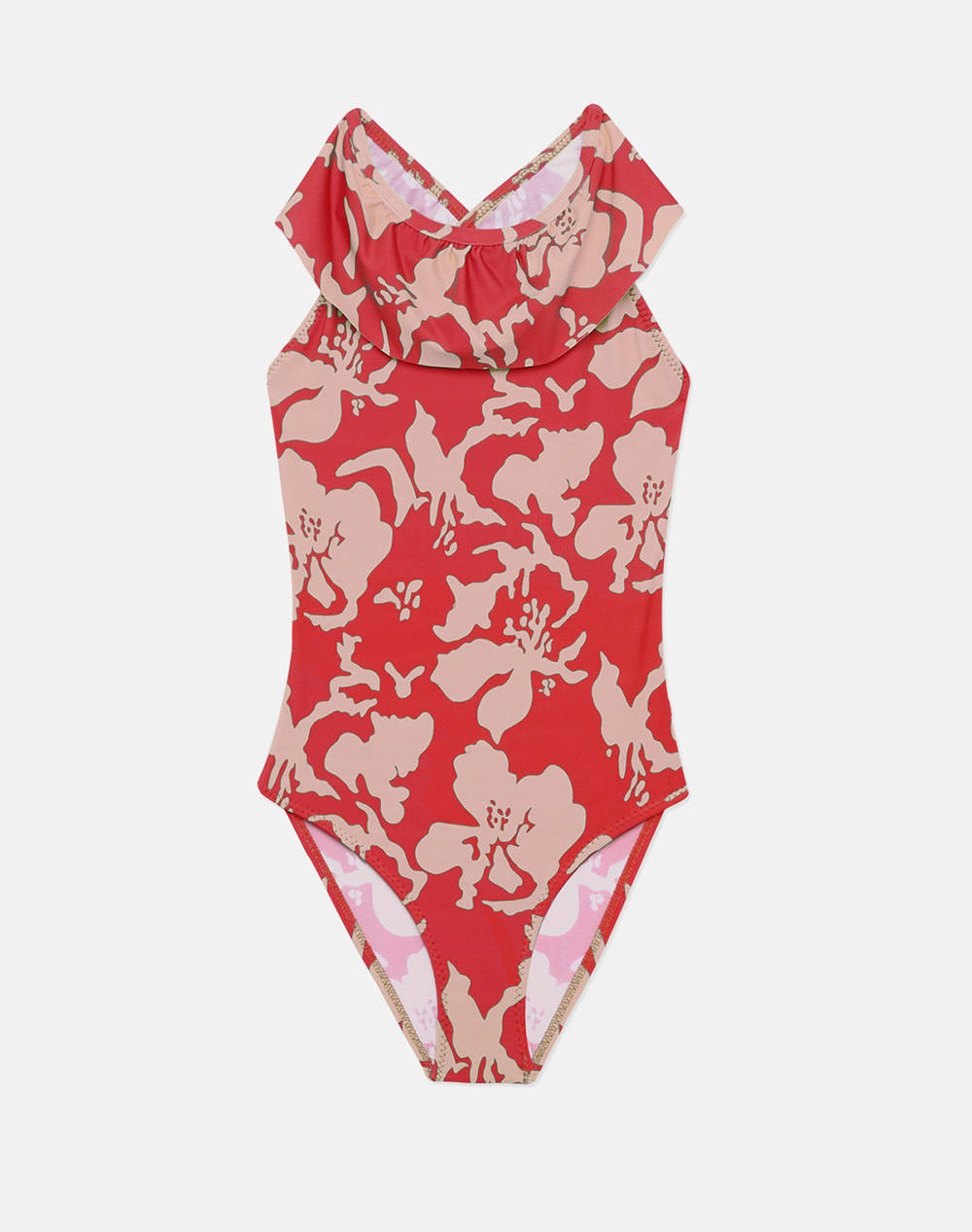 Minerva Swimwear Girl All Body Kids Girl Underwear Swimwear Red Elastic,Synthetic 90 37752 260 Female Swimwear