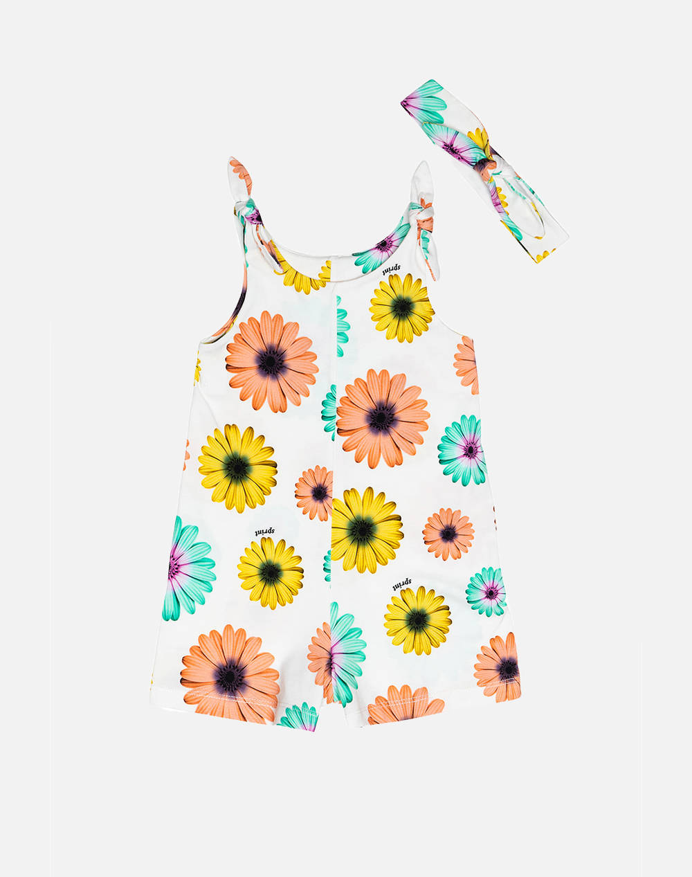 Sprint Overall Baby Girl Kids Girl Clothes Bodysuits Offwhite Cotton 251 2033 S133 Female Bodysuits