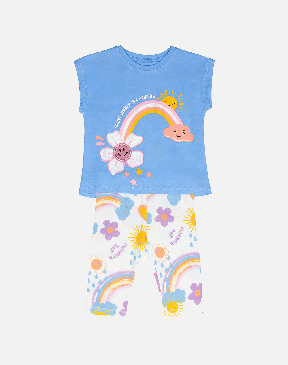 Sprint Set Baby Girl Kids Girl Clothes Sets Lightblue Cotton 251 2030 S310 Female Sets Blue