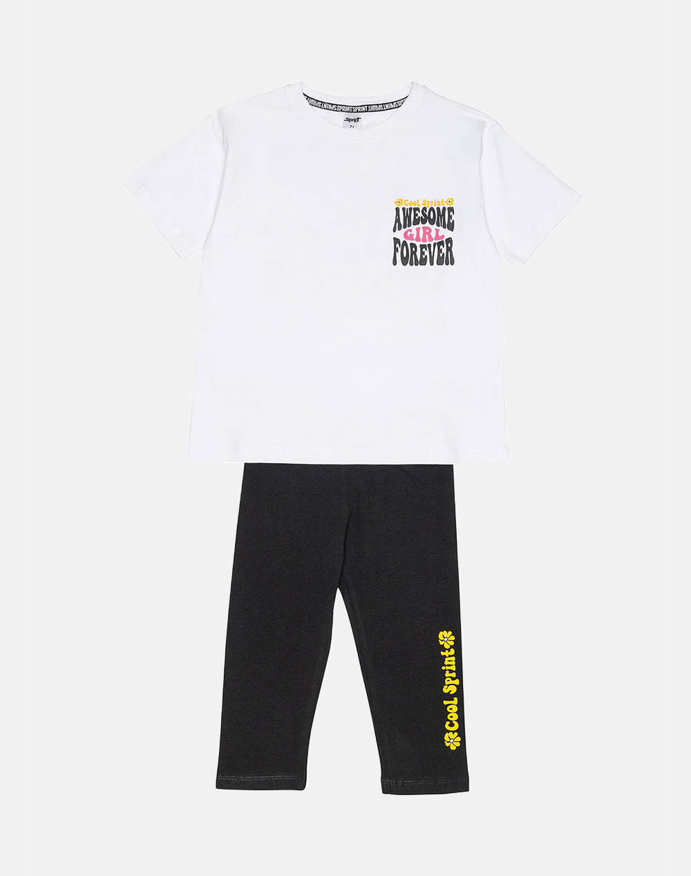 Sprint Set Junior Girl Kids Girl Sportswear Sets White Cotton 251 4012 S100 Female Sets