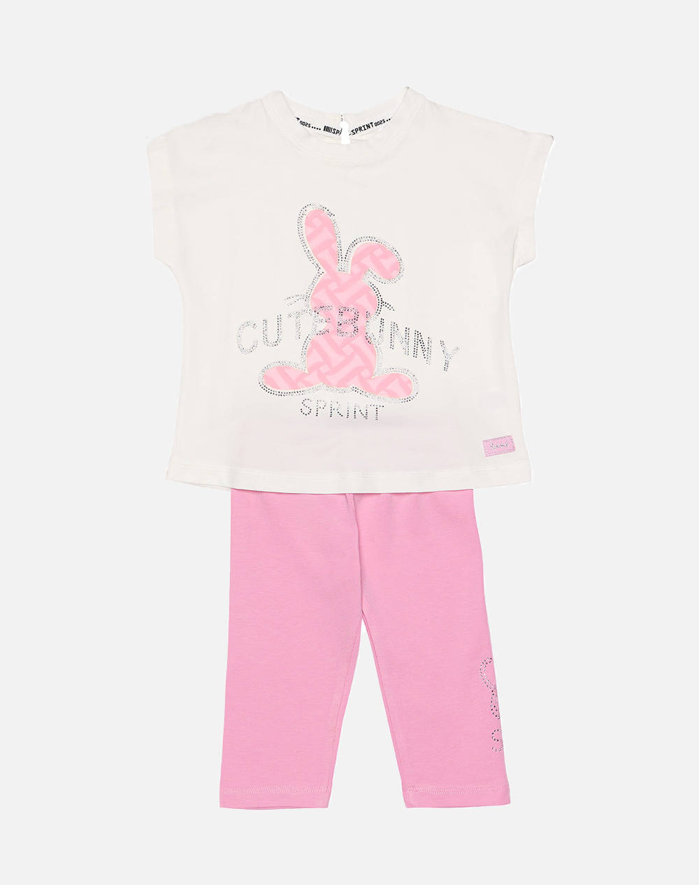 Sprint Set Baby Girl Kids Girl Sportswear Sets Offwhite Cotton,Elastic 251 2011 S133 Female Sets