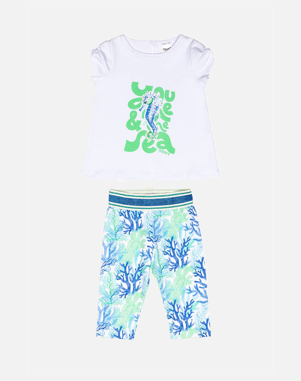 Sprint Set Baby Girl Kids Girl Sportswear Sets White Cotton 251 2023 S100 Female Sets