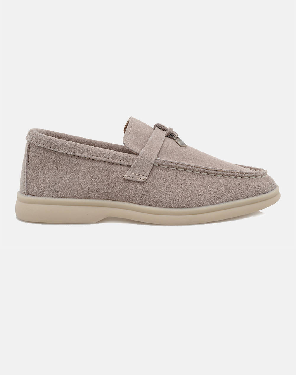 Exe Kids Loafers Kids Girl Footwear Flats Biege Suede Ua7001691585 585 Female Flats Biege