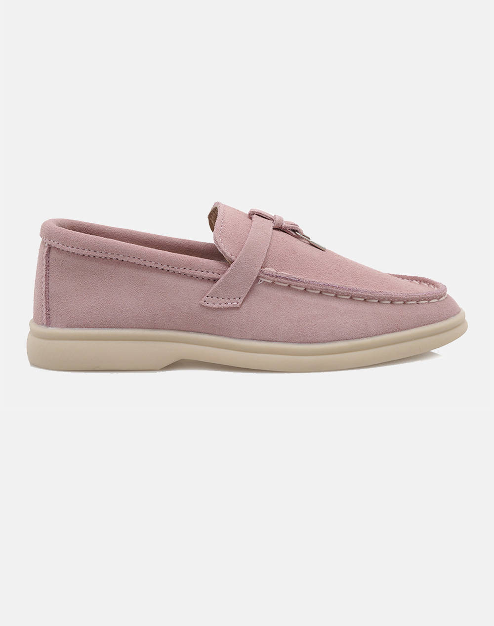 Exe Kids Loafers Kids Girl Footwear Flats Pink Suede Ua7001691712 712 Female Flats