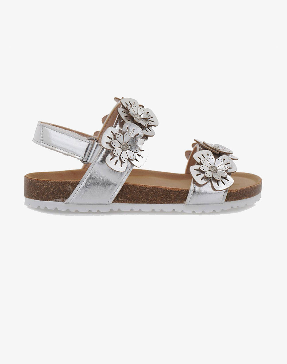 Exe Kids Sandals Kids Girl Footwear Flats Metallicsilver Synthetic Ua7000111680 680 Female Flats