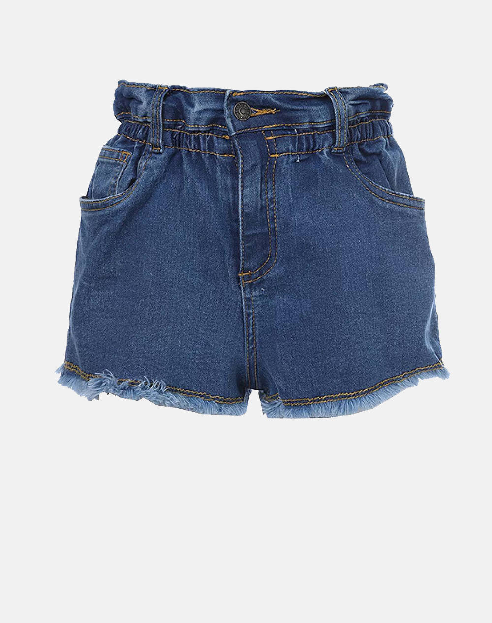 Matou Shorts Kids Girl Kids Girl Clothes Shorts/Bermudas Denimblue Cotton,Elastic,Synthetic 1Gs25 St017B Jean Female Shorts/Bermudas Blue