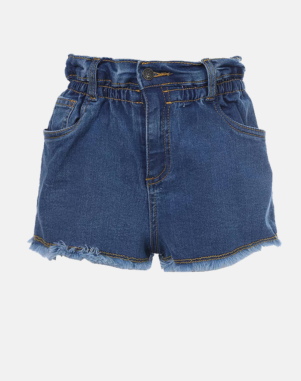 Matou Shorts Kids Girl Kids Girl Clothes Shorts/Bermudas Denimblue Cotton,Elastic,Synthetic 1Gs25 St017A Jean Female Shorts/Bermudas Blue