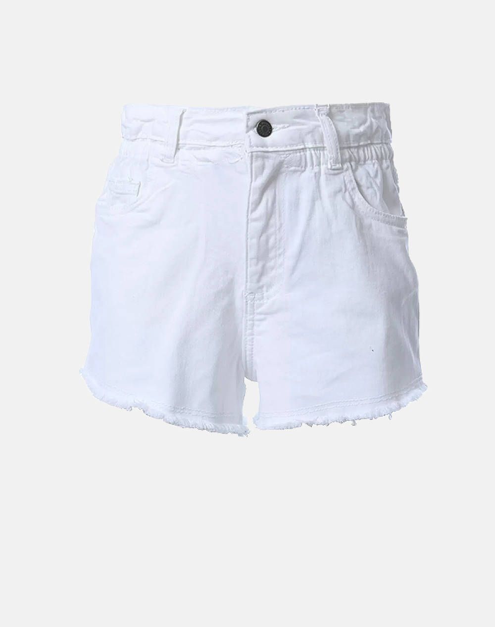 Matou Shorts Kids Girl Kids Girl Clothes Shorts/Bermudas White Cotton,Elastic 1Gs25 St014A White Female Shorts/Bermudas