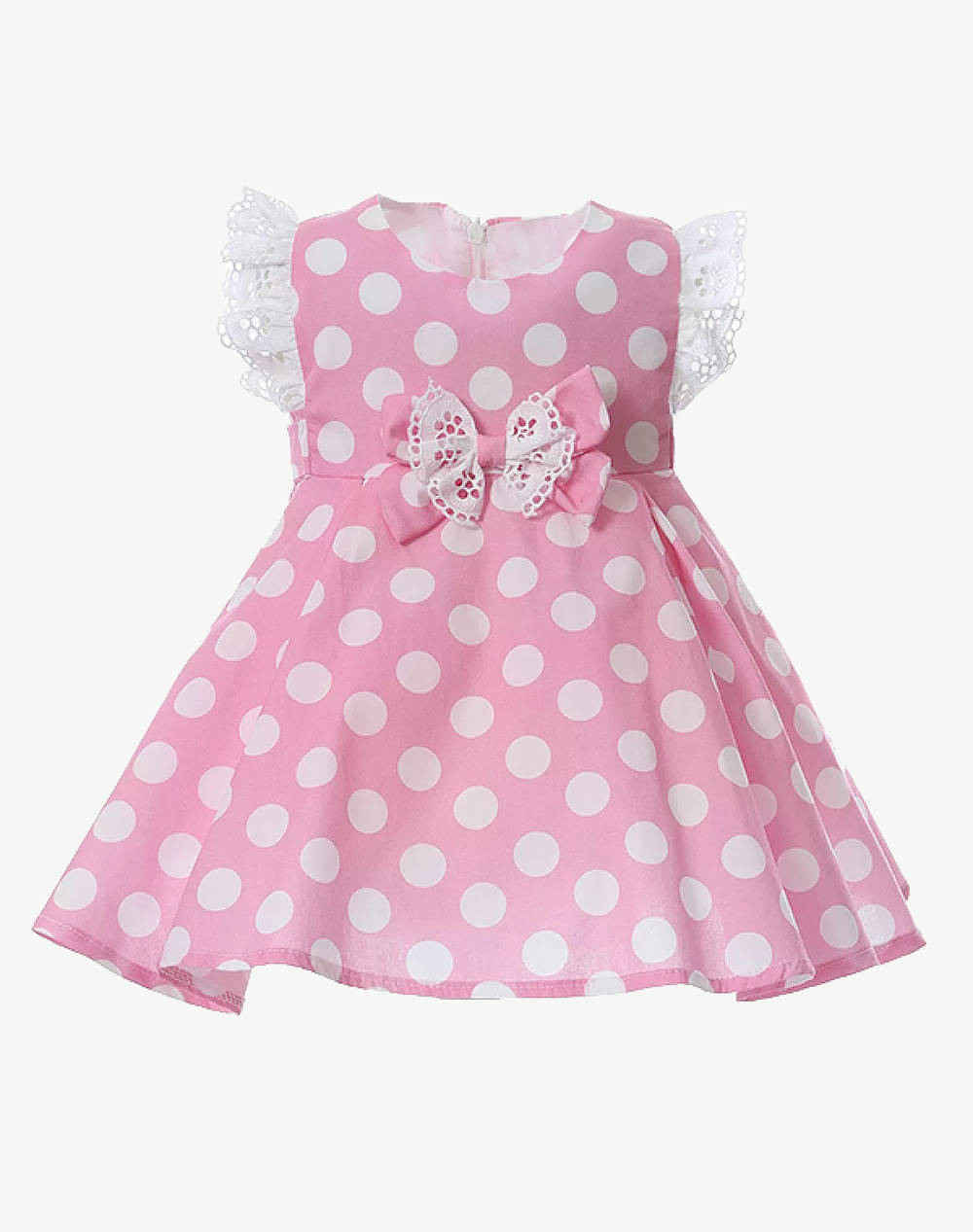 Matou Dress Kids Girl Kids Girl Clothes Baby Pink Cotton 2S25 Mf1610 Ρινκ Female Baby