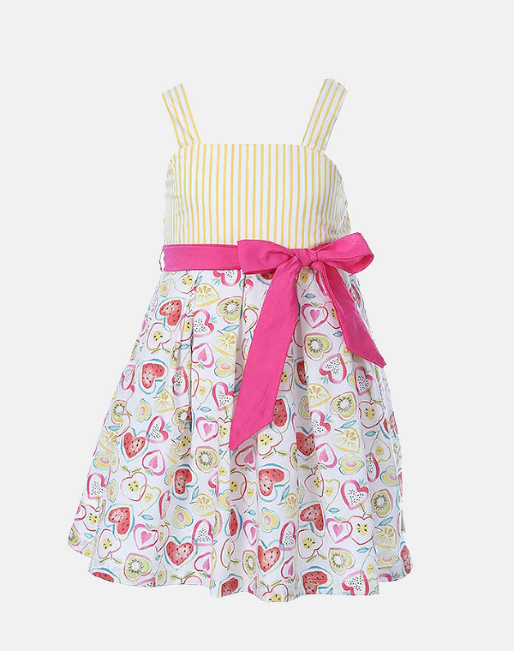 Matou Dress Kids Girl Kids Girl Clothes Dresses Yellow Cotton 2S25 Mf2620 Yellow Female Dresses