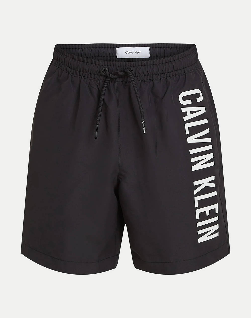 Calvin Klein Medium Drawstring Kids Boy Underwear Swimwear Black Synthetic Kv0Kv00053 Beh Male Swimwear Black