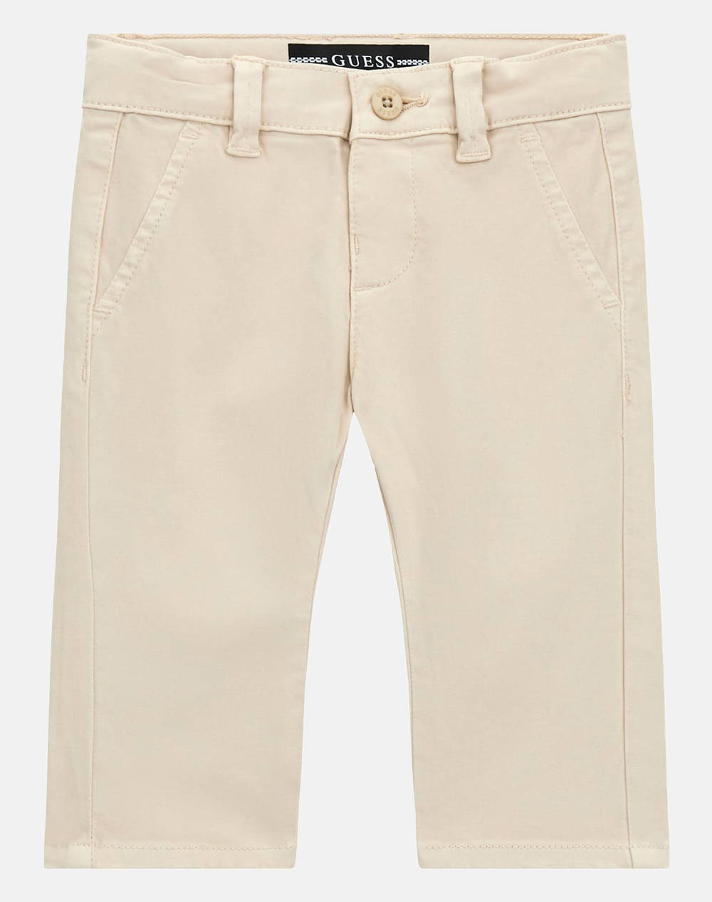 Guess Sateen Chino Pants_M Co Str Sateen Brushed Pfd 285 Pants B Kids Boy Clothes Trousers Biege Cotton,Elastic N3Bb00Wfpma G1Cv Male Trousers Biege