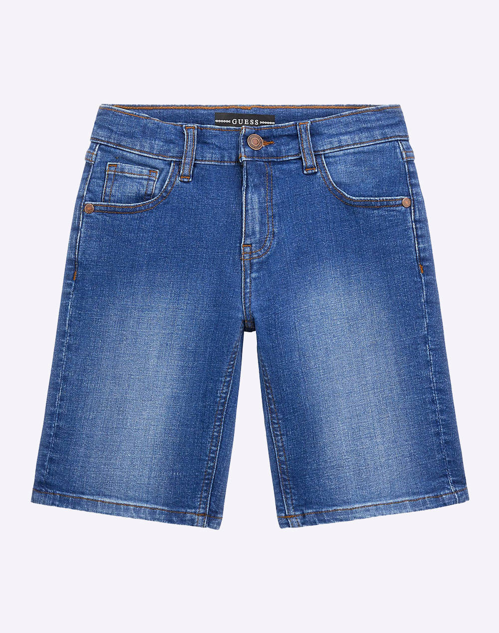 Guess Stretch Denim Shorts Co Crisscross Comfort Indigo Shorts For Boy Kids Boy Clothes Shorts/Bermudas Denimblue Cotton,Elastic L4Rd12D52Z0 Wcmd Male