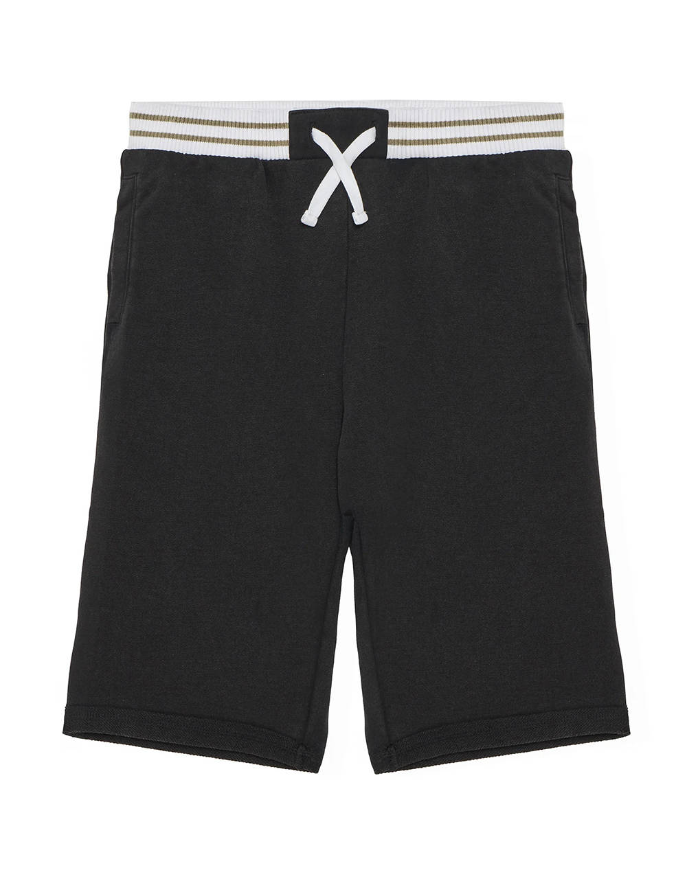 Guess Oversize Active Shor Mid Org Co Unbrush Fleece 290 Shorts Kids Boy Kids Boy Clothes Shorts/Bermudas Black Cotton L5Gd12Ka6R4 Jblk Male Shorts/