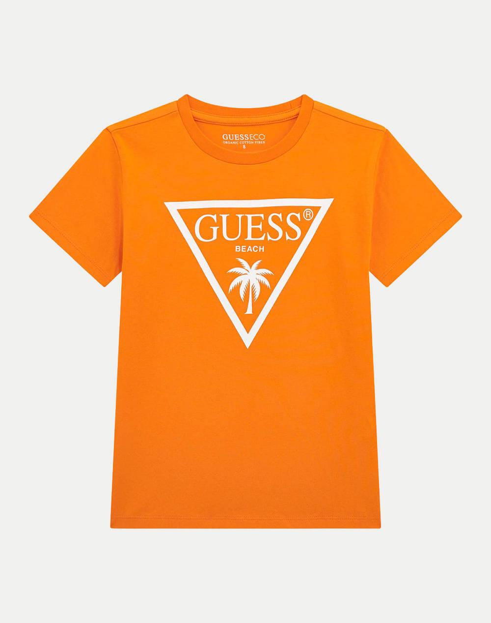 Guess Ss T Shirt_Minime Mid Organic Stretch Jersey 180 B Kids Boy Clothes T Shirts Orange Cotton L5Gi29J1314 G382 Male T-Shirts