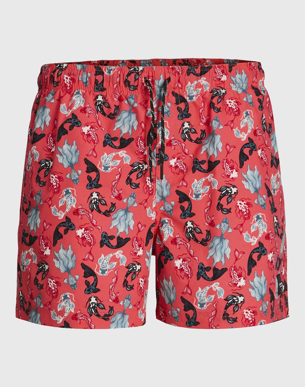 Jack&Jones Jpstmaui Jjswim Novelty Aop Akm Sn Jnr Παιδι Αγορι Εσωρουχα Μαγιο Firered Συνθετικο 12273843 Hot Coral Γιά Αγόρι