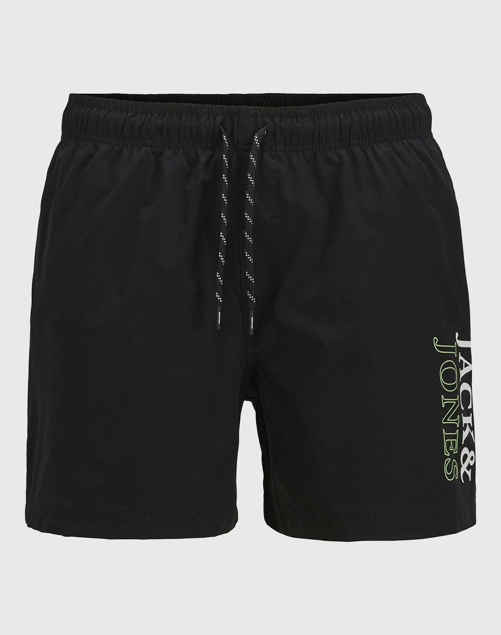 Jack&Jones Jpstmaui Jjswim Double Logo Akm Sn Jnr Παιδι Αγορι Εσωρουχα Μαγιο Black Συνθετικο 12273841 Black Γιά Αγόρι