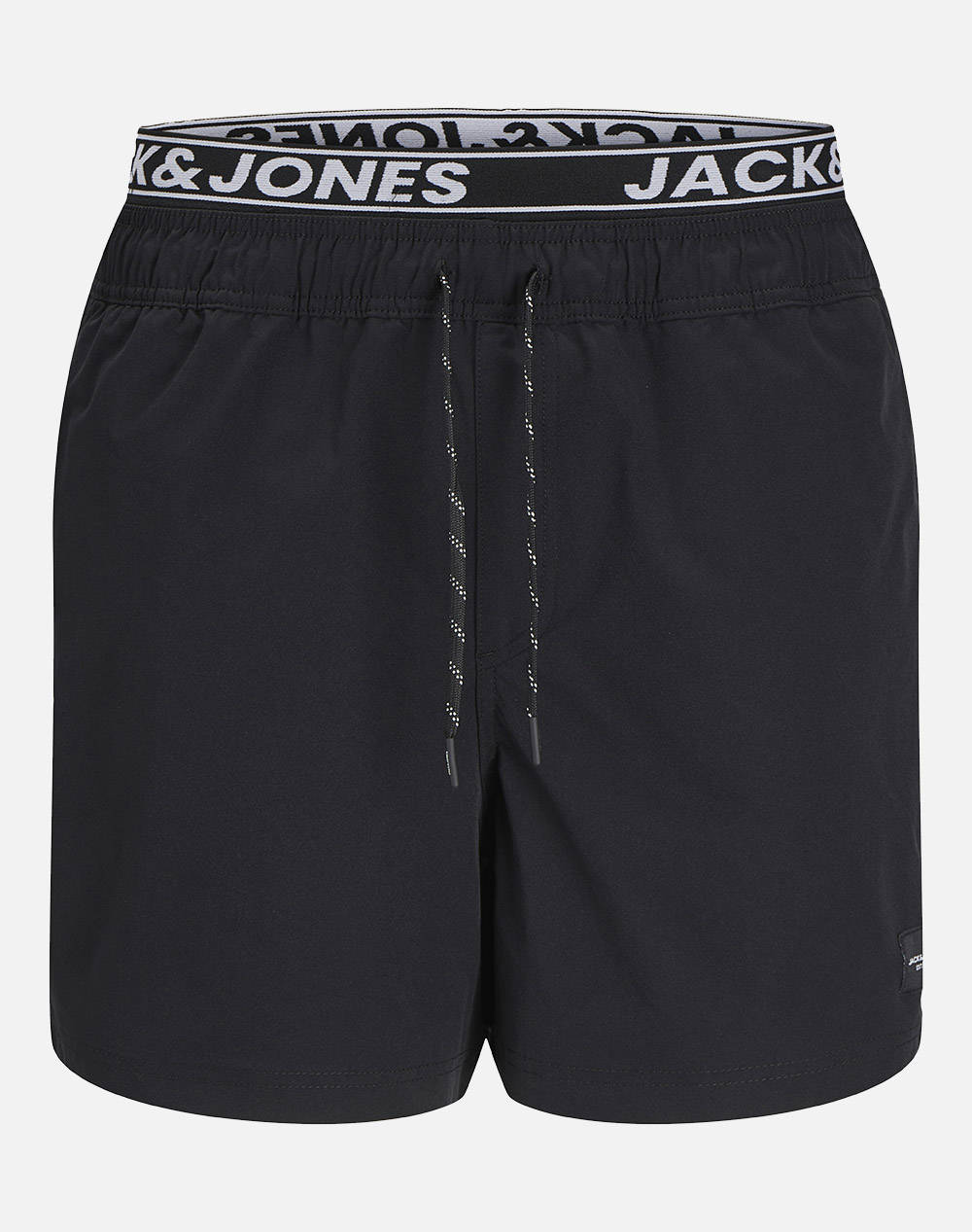 Jack&Jones Jpstmaui Jjswim Db Wb Akm Sn Jnr Kids Boy Underwear Swimwear Black Synthetic 12273847 Black Male Swimwear Black