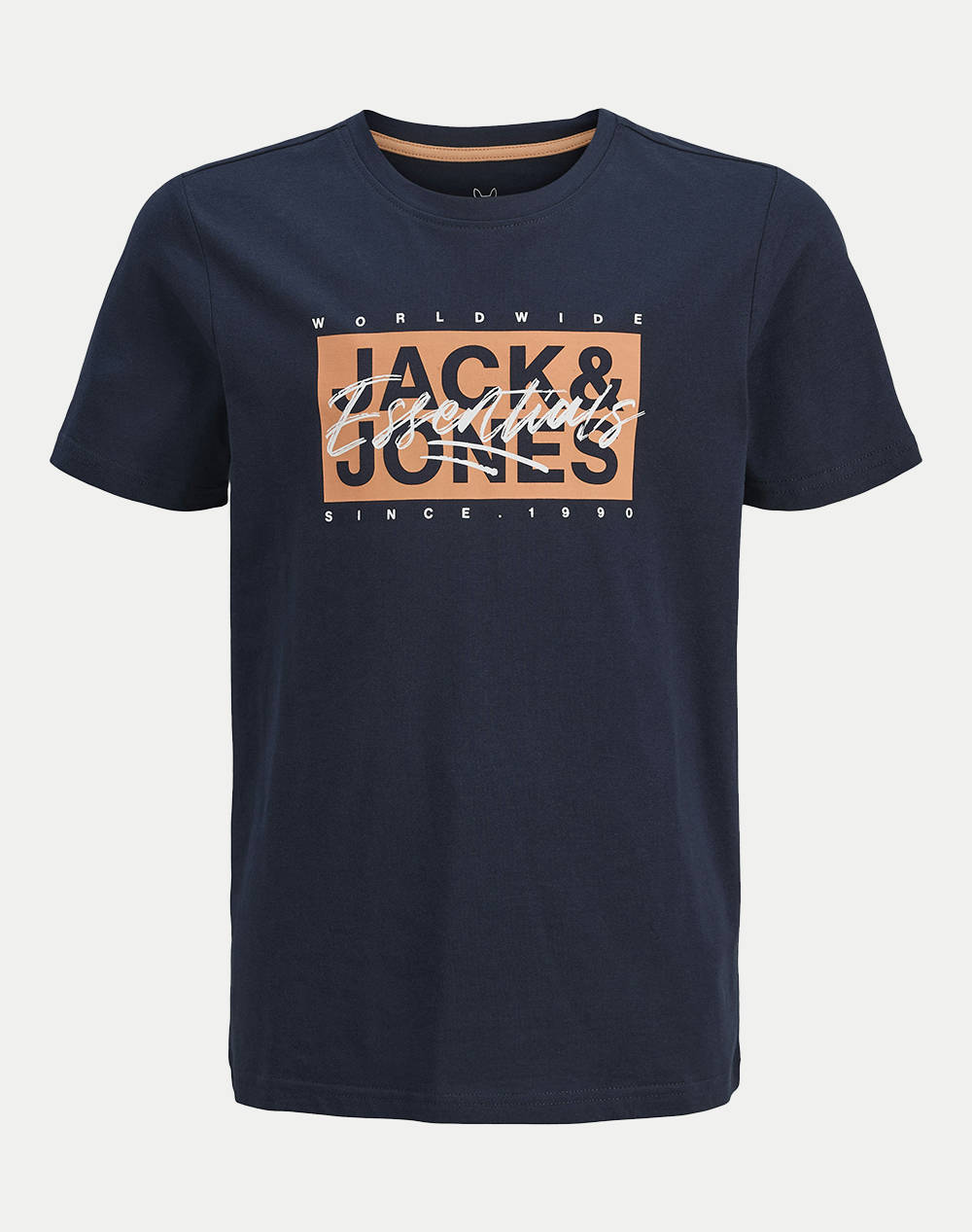 Jack&Jones Jjcolton Tee Ss Crew Neck Jnr Kids Boy Clothes T Shirts Darkblue Cotton 12269876 Sky Captain Male T-Shirts Blue