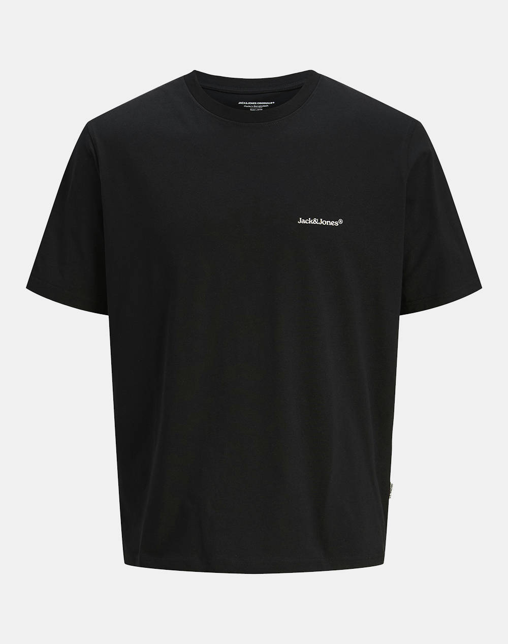 Jack&Jones Jorsplit Back Tee Ss Crew Neck Jnr Παιδι Αγορι Ρουχα Μπλουζες Black Βαμβακι 12274920 Black Γιά Αγόρι