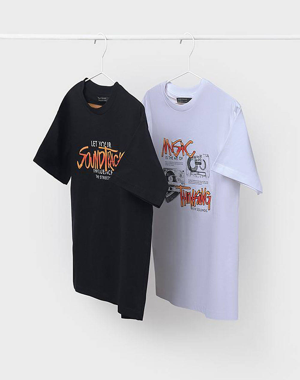 Mayoral Set Of 2 Short Sleeve T Shirts Kids Boy Clothes T Shirts Mixed Cotton 06018 048 Male T-Shirts