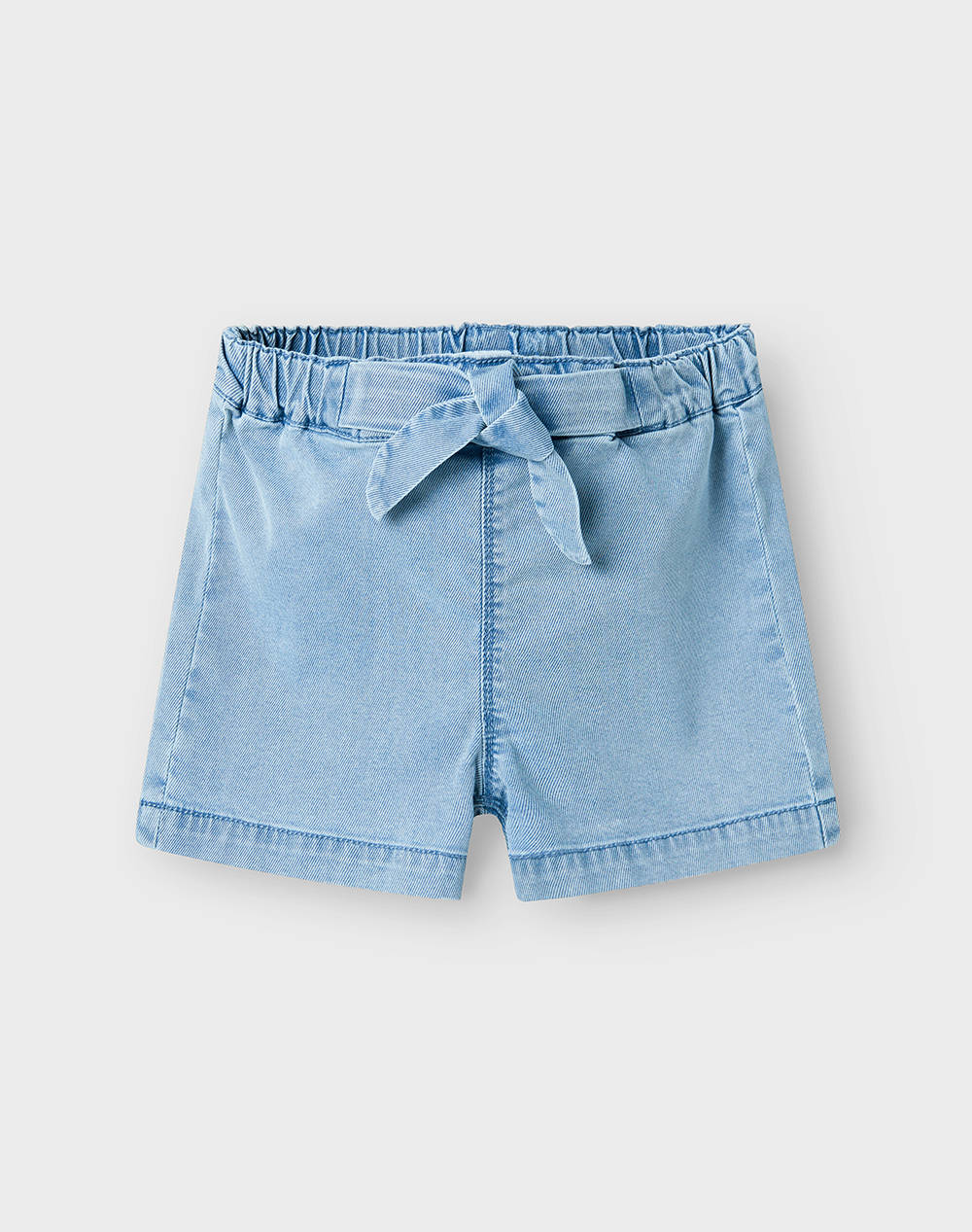 Name It Nmfbella Baggy Dnm Shorts 1544 Yb F Kids Girl Clothes Baby Denimlightblue Viscose,Elastic,Synthetic 13227054 Light Blue Denim Female Baby Blue
