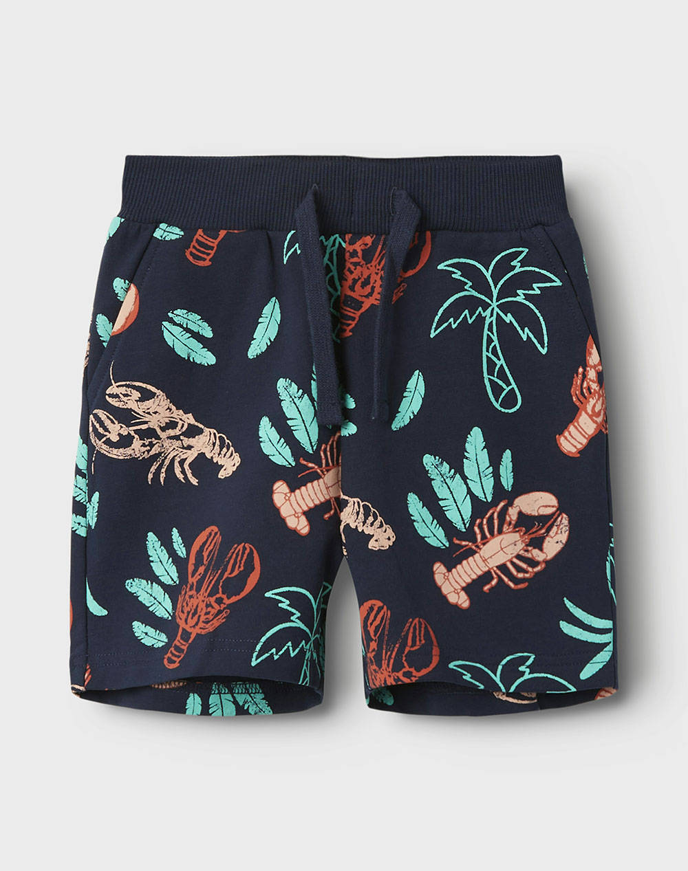Name It Nmmfin Nreg Shorts Unb Kids Boy Clothes Shorts/Bermudas Navyblue Cotton,Elastic 13241291 Navy Blazer Male Shorts/Bermudas Blue