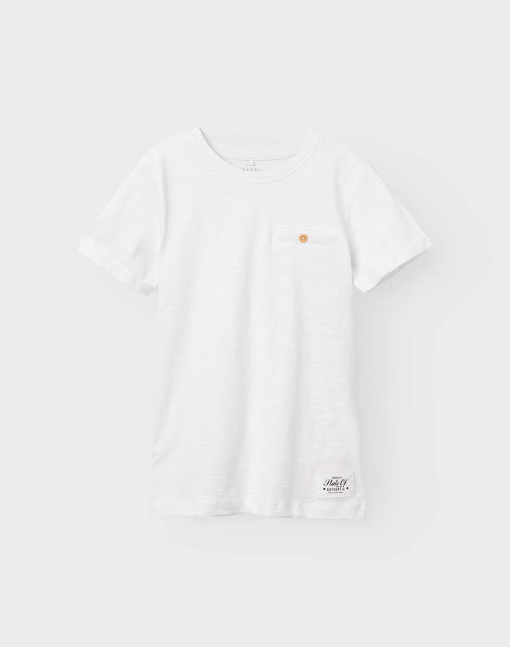 Name It Nkmvincent Ss Top F Noos Kids Boy Clothes T Shirts White Cotton 13201047 Bright White Male T-Shirts