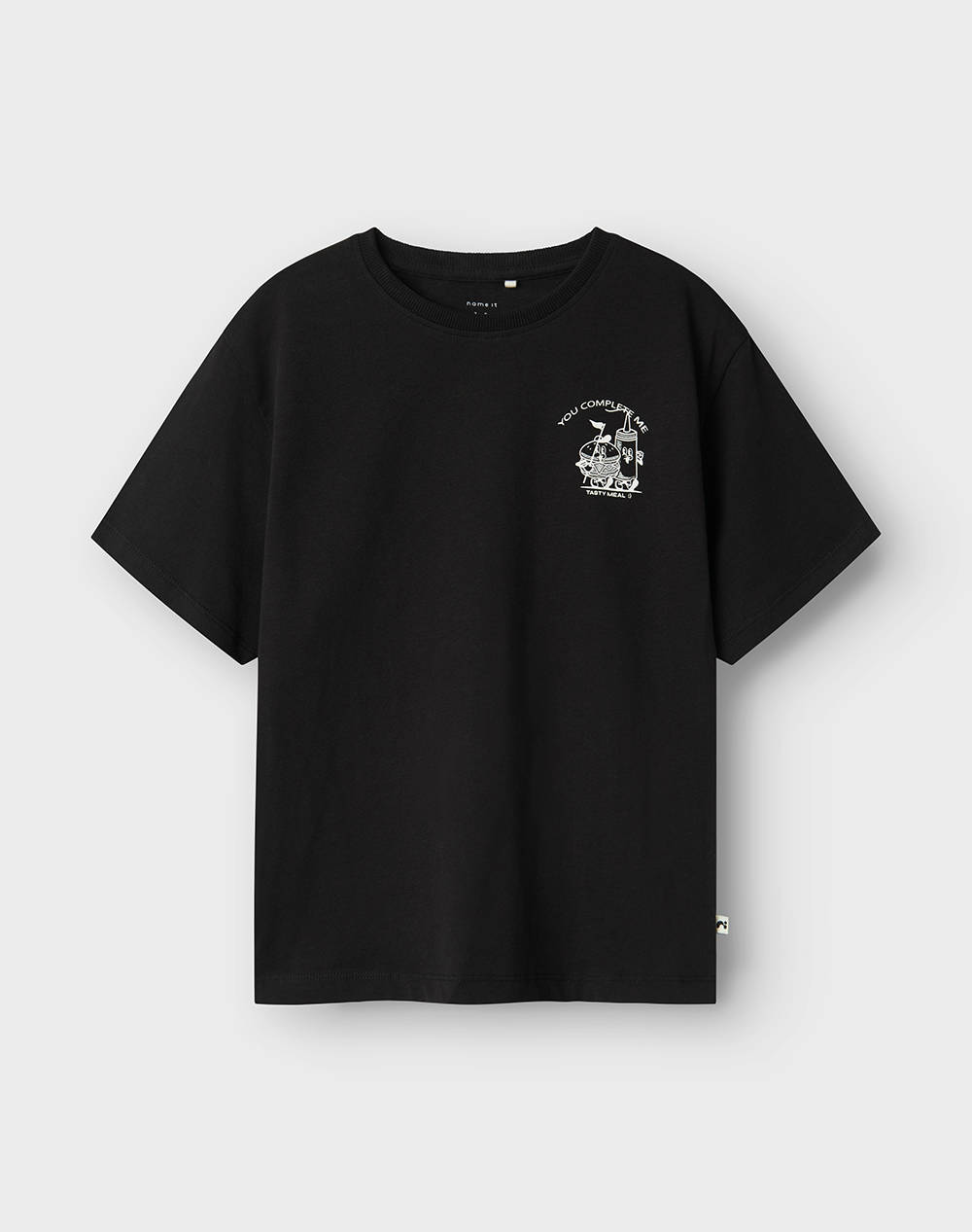 Name It Nkmtobobbi Ss Nreg Top Box Kids Boy Clothes T Shirts Black Cotton 13238780 Black Male T-Shirts Black