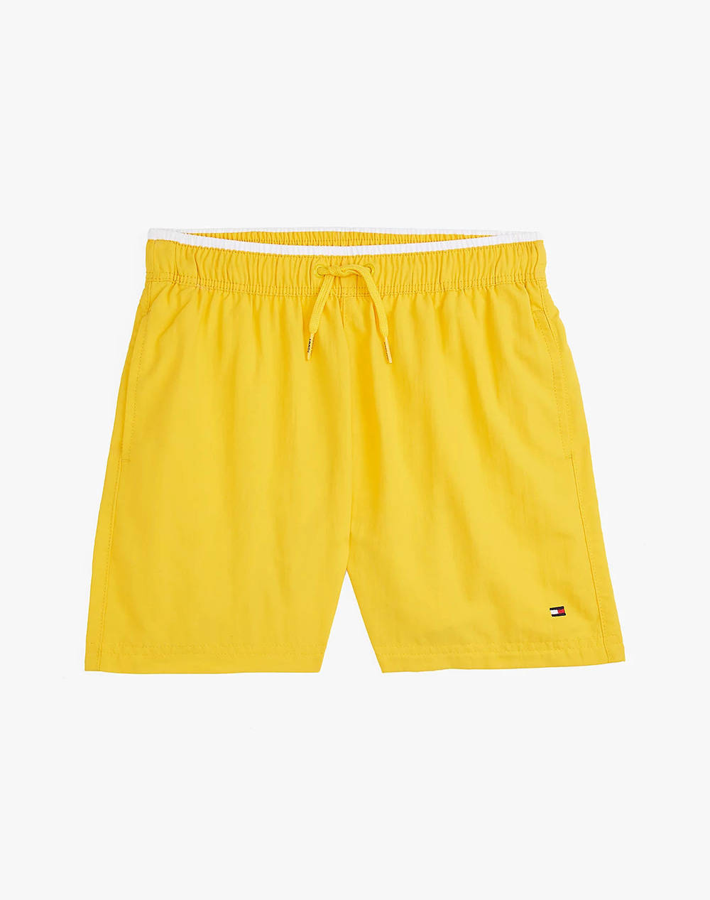 Tommy Hilfiger Medium Drawstring Kids Boy Underwear Swimwear Yellow Synthetic Ub0Ub00526 Zfx Male Swimwear