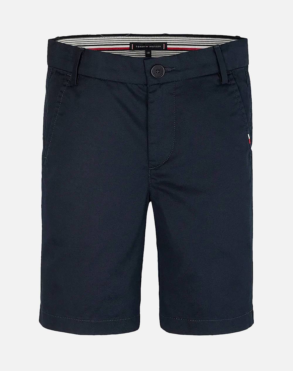 Tommy Hilfiger 1985 Chino Short Kids Boy Clothes Shorts/Bermudas Navyblue Cotton,Elastic Kb0Kb09641 2Y 7Y C1G Male Shorts/Bermudas Blue
