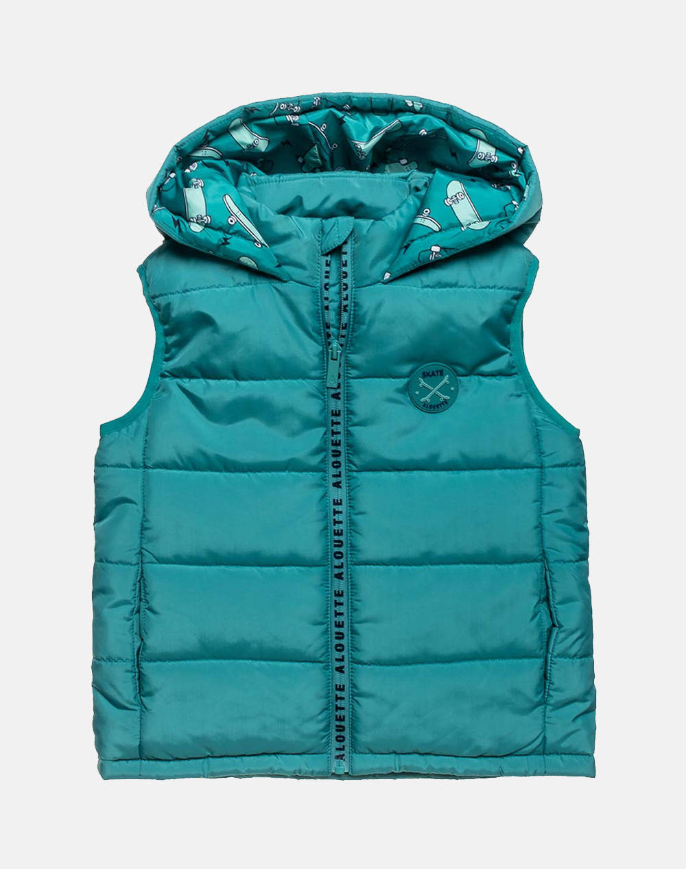 Alouette Vest Jacket Kids Boy Clothes Vest Jackets Green Synthetic 00251587 0099 Male Vest Jackets Green