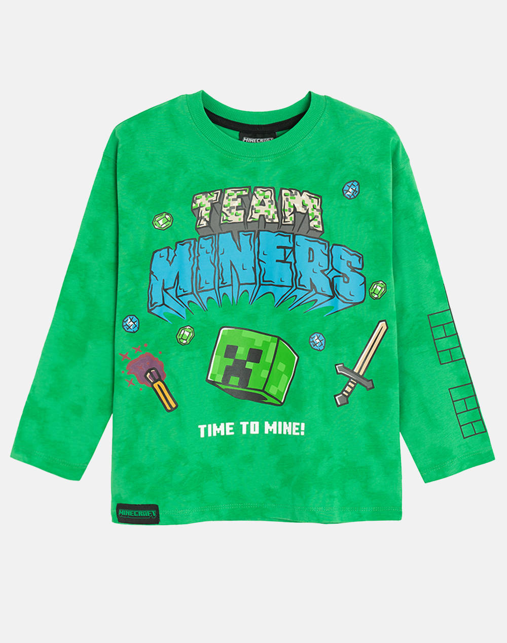 Cool Club Long Sleeve Shirt Boy Kids Boy Clothes T Shirts Green Cotton Lcb3010669 Green Male T-Shirts Green