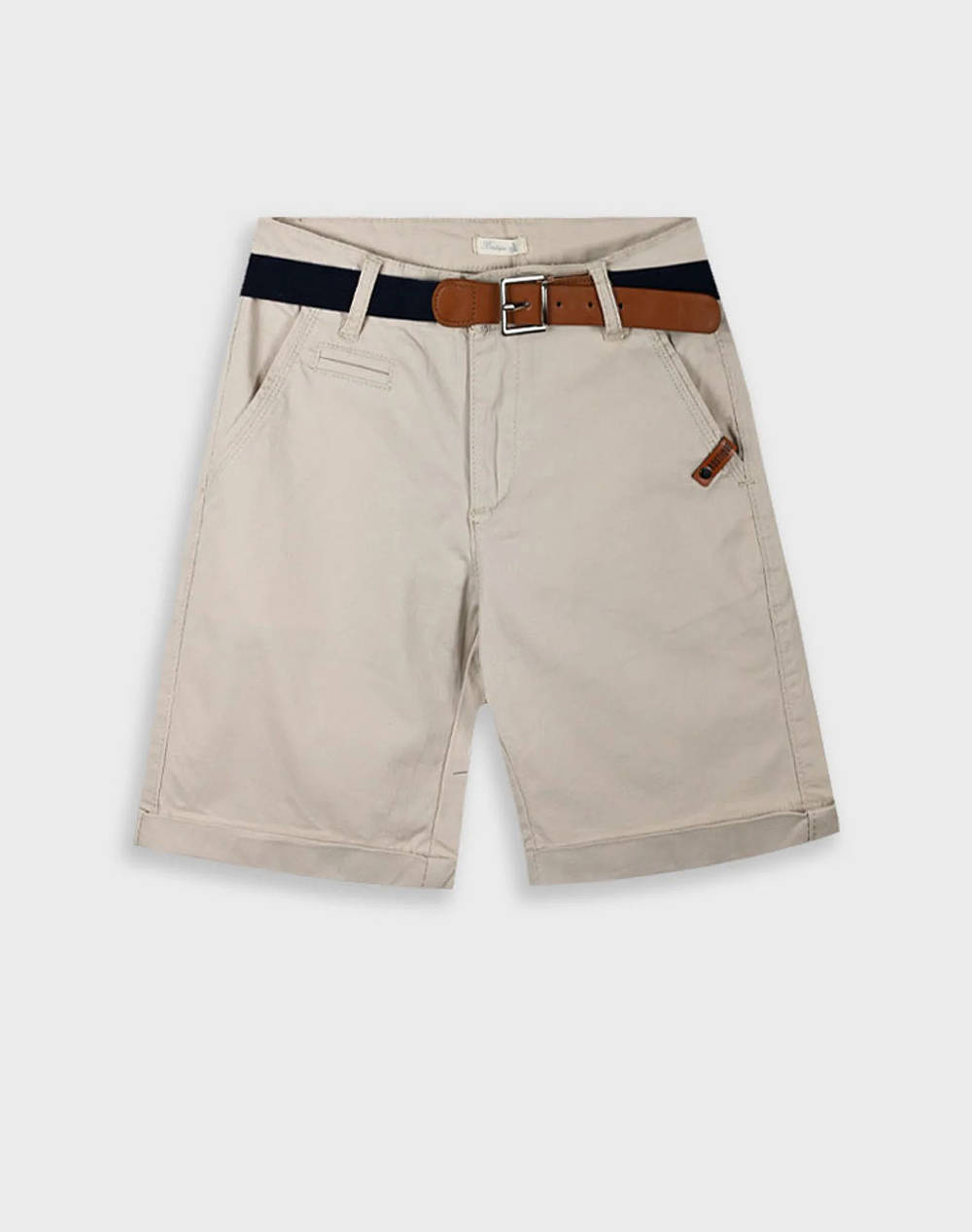 Energiers Bermuda Shorts+Belt Boy Kids Boy Clothes Shorts/Bermudas Biege Cotton,Elastic 43 223091 2 22 005 Male Shorts/Bermudas Biege
