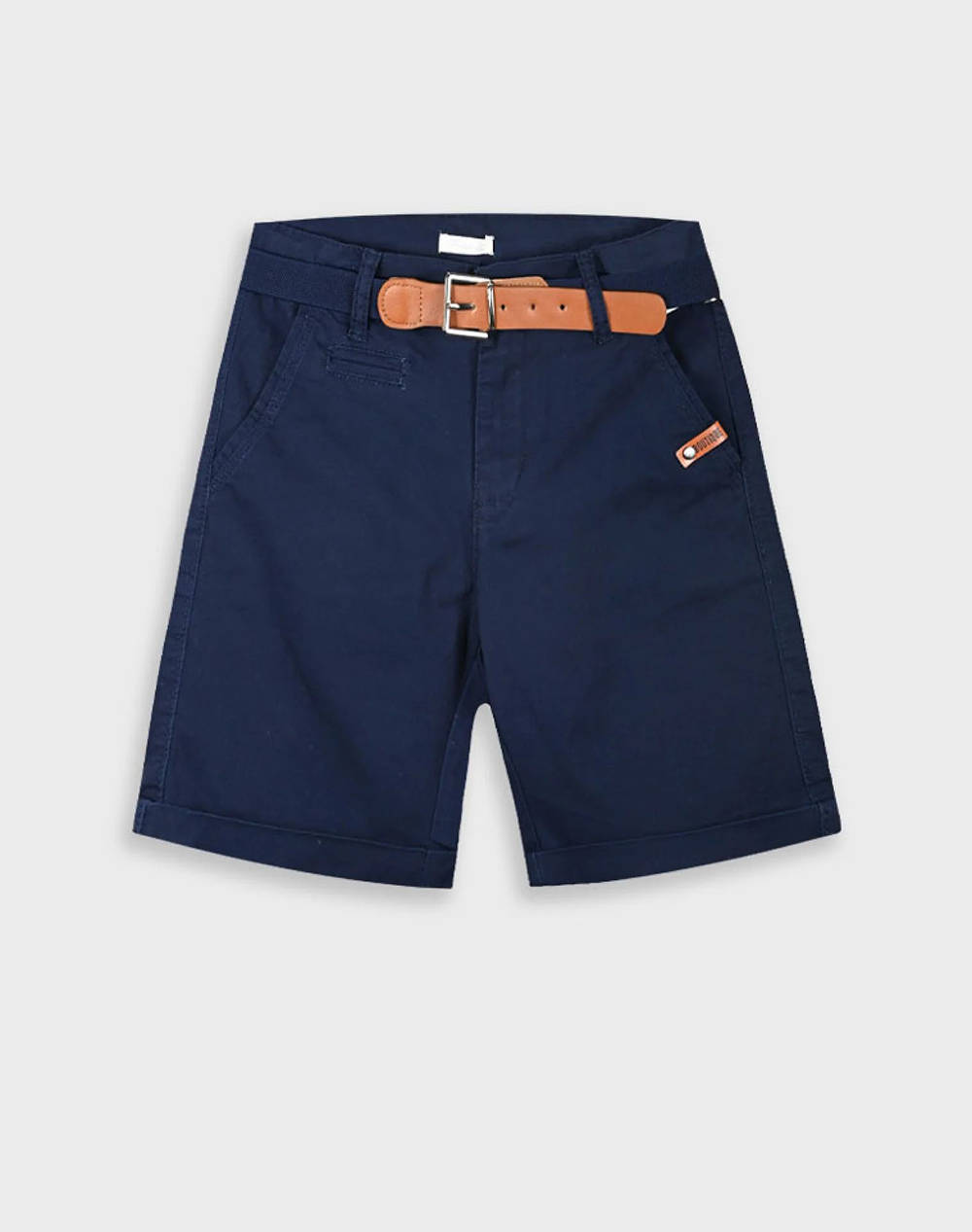 Energiers Bermuda Shorts+Belt Boy Kids Boy Clothes Shorts/Bermudas Navyblue Cotton,Elastic 43 223091 2 22 001 Male Shorts/Bermudas Blue