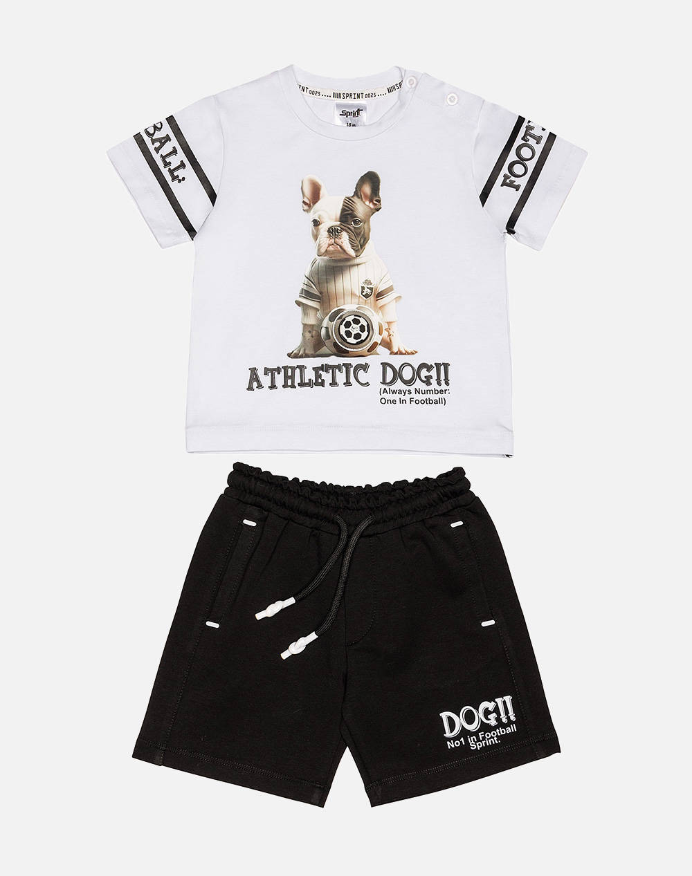 Sprint Set Baby Boy Kids Boy Sportswear Sets White Cotton 251 1008 S100 Male Sets