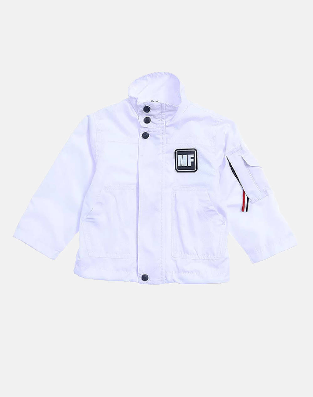 Matou Jacket Kids Boy Kids Boy Clothes Jackets White Cotton,Synthetic 1Gs25 Mfa4140 White Male Jackets