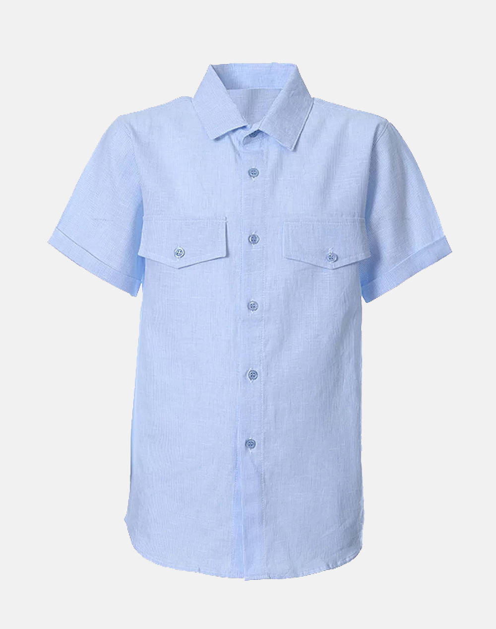 Matou Shirt Kids Boy Kids Boy Clothes Shirts Rafblue Cotton,Linen 2S25 Mf5350 Raf Male Shirts Blue