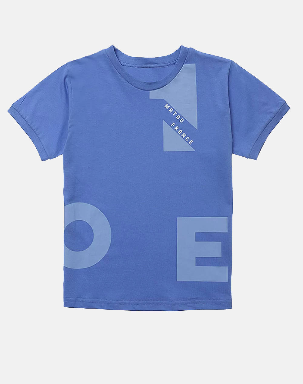 Matou T Shirt Kids Boy Kids Boy Clothes T Shirts Lightblue Cotton 1Gs25 Mfa5170 Lt.Blue Male T-Shirts Blue