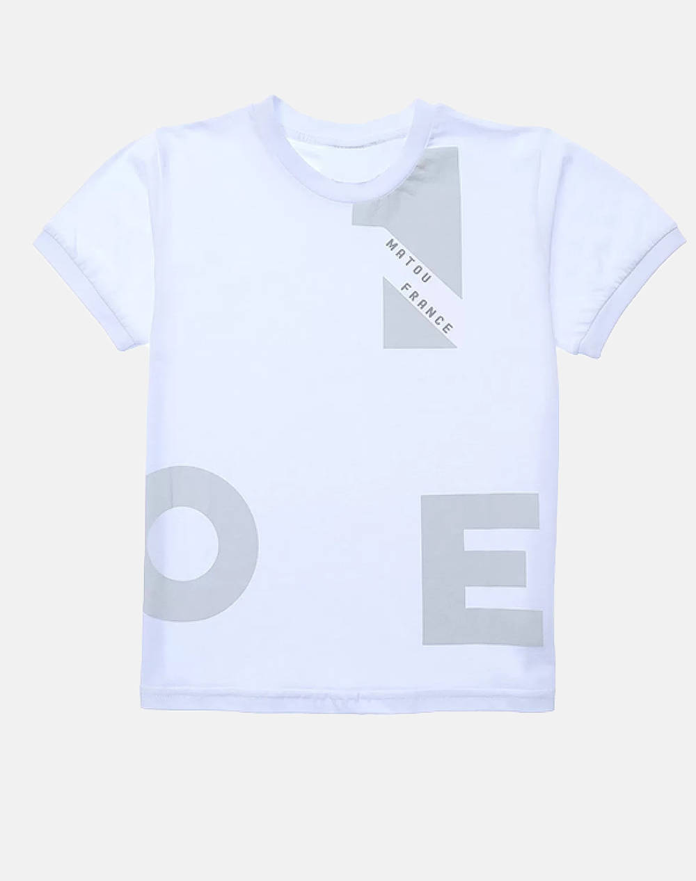 Matou T Shirt Kids Boy Kids Boy Clothes T Shirts White Cotton 1Gs25 Mfa5170 White Male T-Shirts