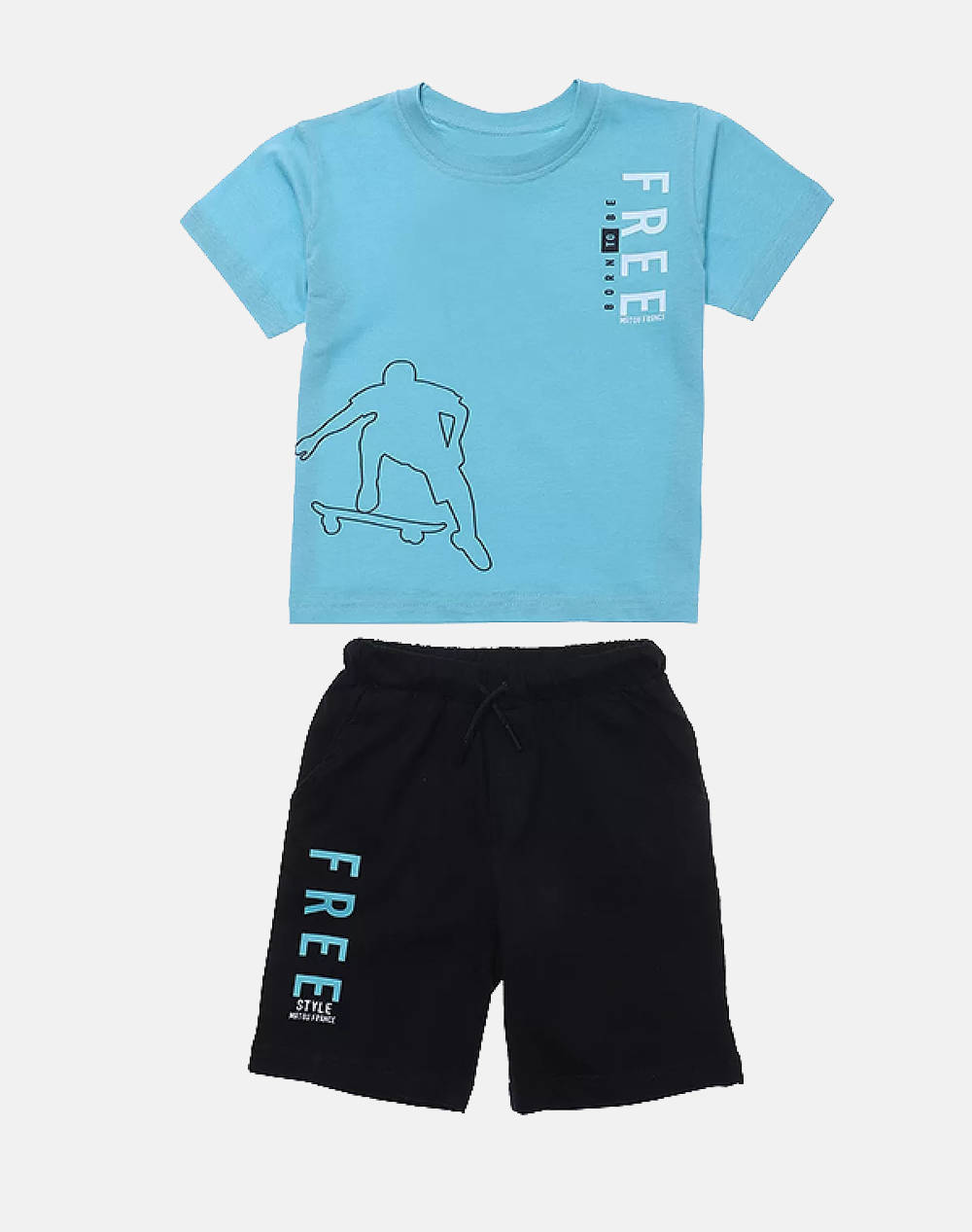 Matou Bermuda Shorts Set Kids Boy Kids Boy Sportswear Sets Mixed Cotton 1Gs25 Mfa5040 Green Male Sets